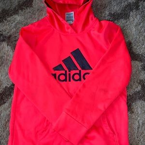 Pink Adidas hoodie